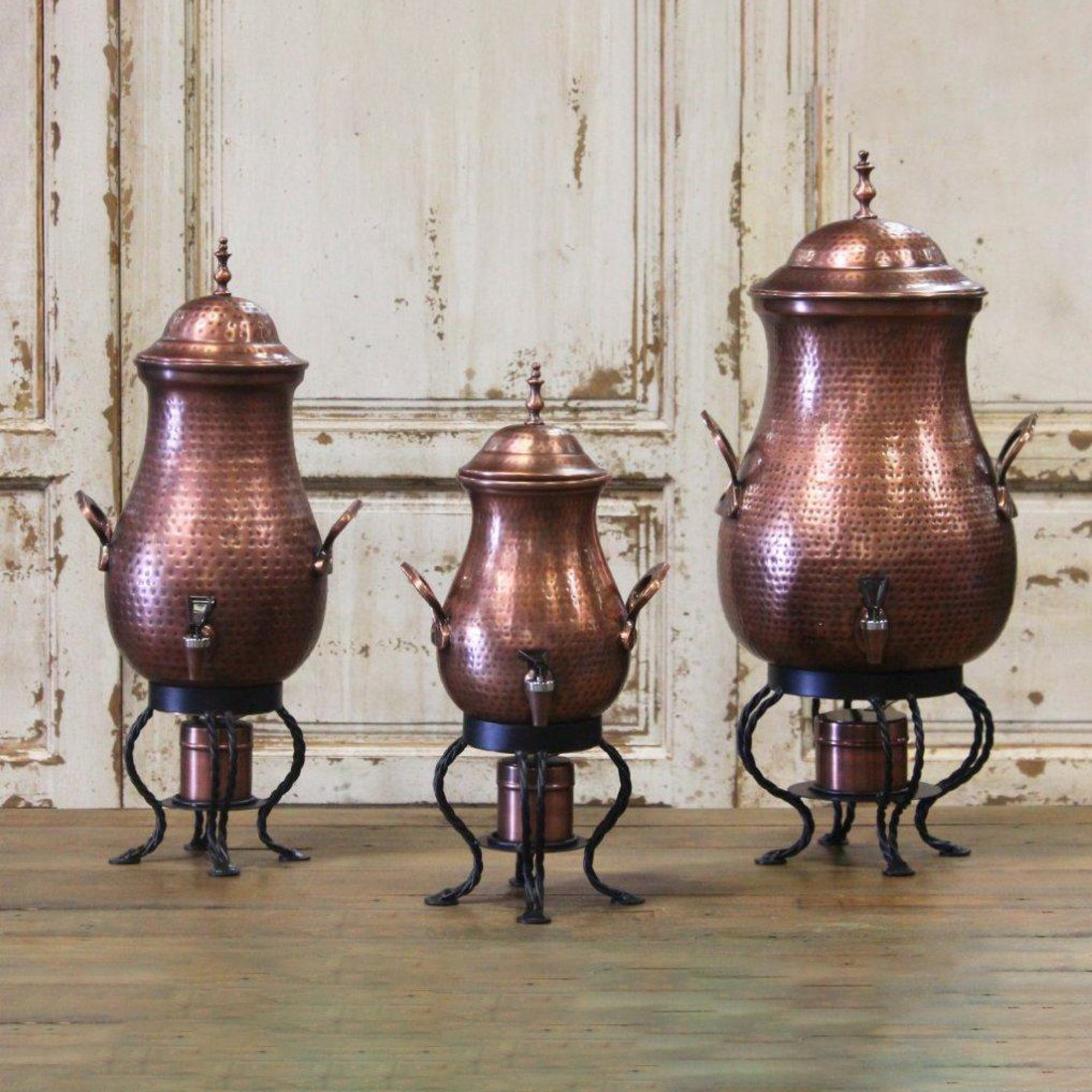 Edison Burnt Copper Coffee Urns Town & Country Event Rentals